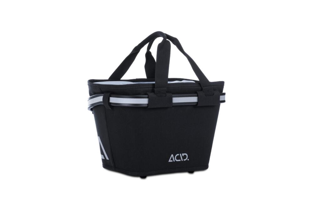 Acid - Lenkerkorb CITY 15 FILink black Textil