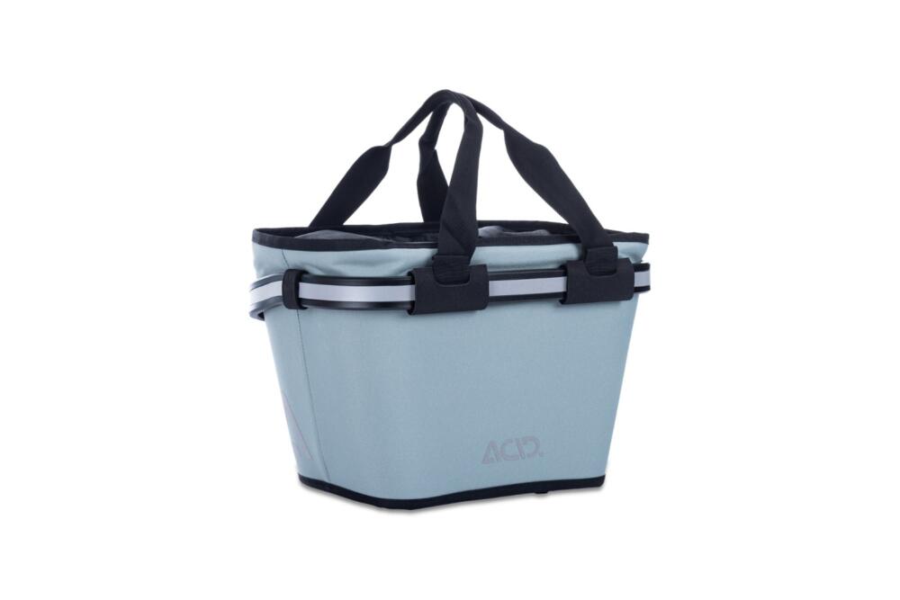 Acid - Lenkerkorb CITY 15 FILink grey Textil