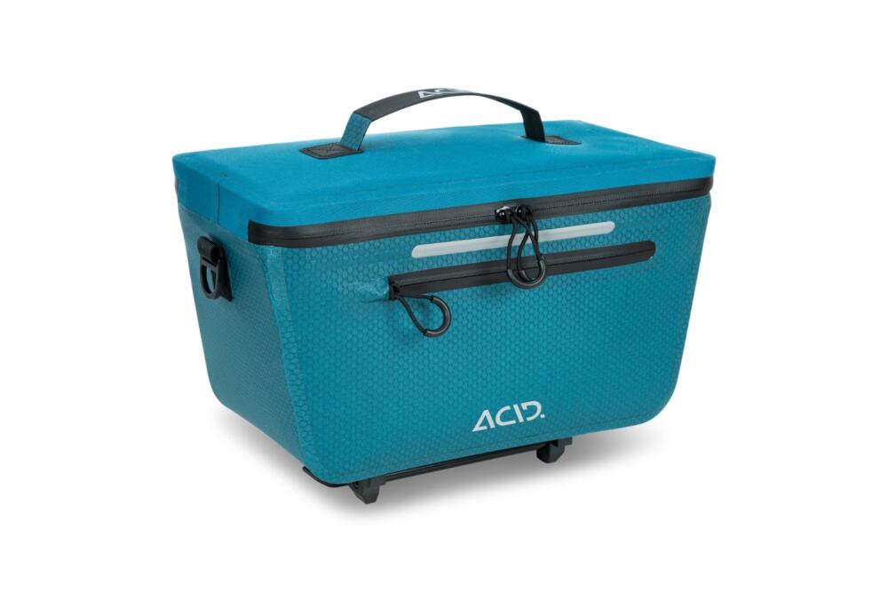 Acid - Gepäckträgertasche PRO 10 RILink blue-black Trunk