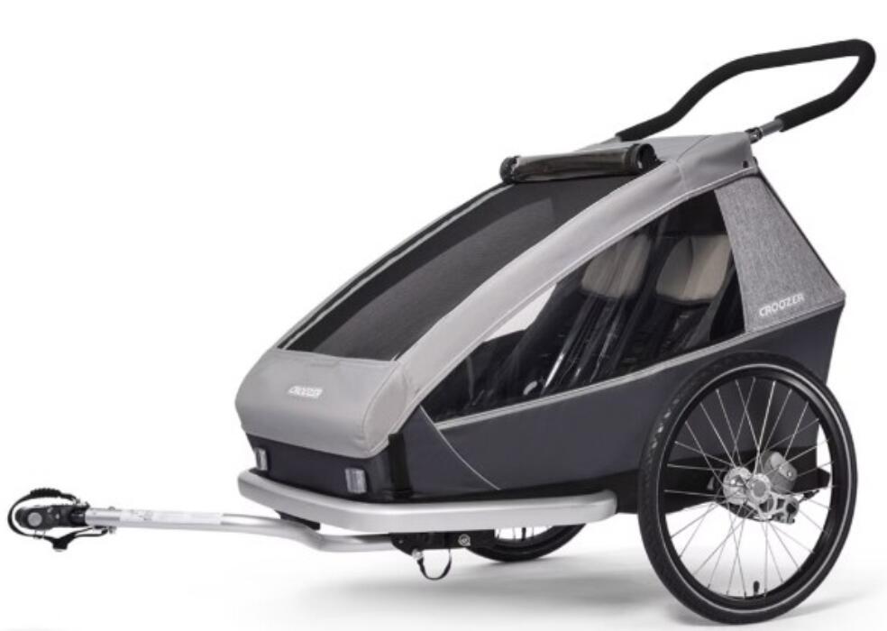 Croozer Kinderanhänger Keeke 2 Stone Grey