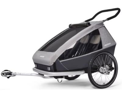 Croozer Kinderanhänger Keeke 2 Stone Grey