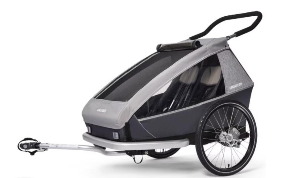 Croozer Kinderanhänger Keeke 2 Stone Grey