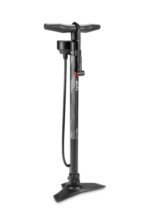 Acid - Standpumpe RACE bis 11 bar Manometer oben sw