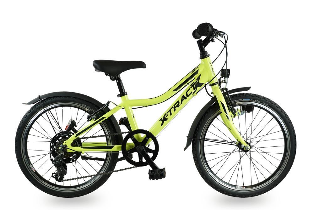 X-Tract 1824-Alu Jugend ATB cross neon gelb