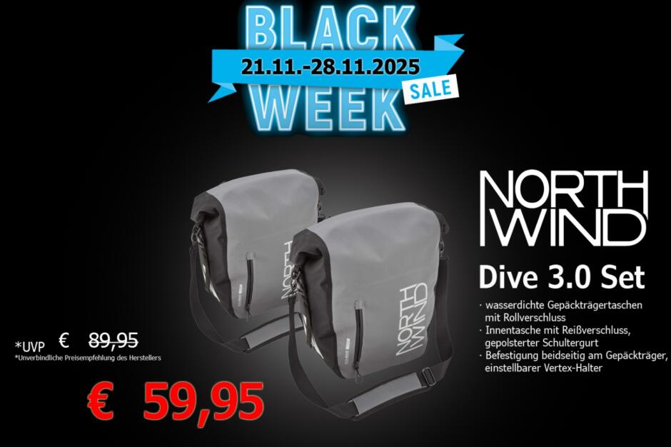 NORTHWIND DIVE 3.0 Packtaschen Set
