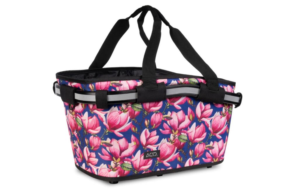 Acid - Gepäckträgerkorb CITY 20 RILink violet Textil läng