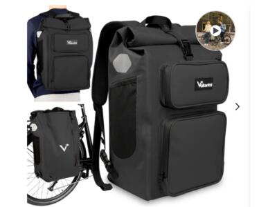 Valkental UrbanX 2.0 - 2in1 Fahrradtasche & Rucksack für die Stadt