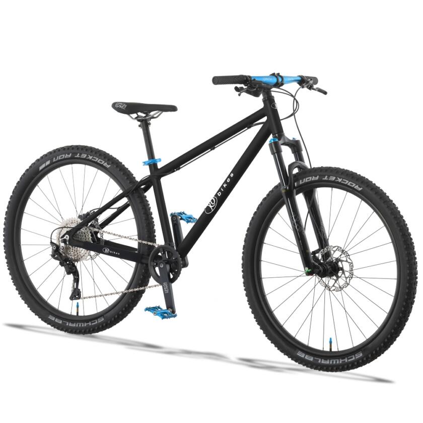 KUbikes 27,5" MTB Disc schwarz / laser blau
