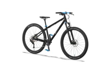 KUbikes 27,5" MTB Disc schwarz / laser blau