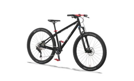 KUbikes 27,5" MTB Disc türkis / laser rot