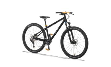 KUbikes 27,5" MTB Disc schwarz / laser gold