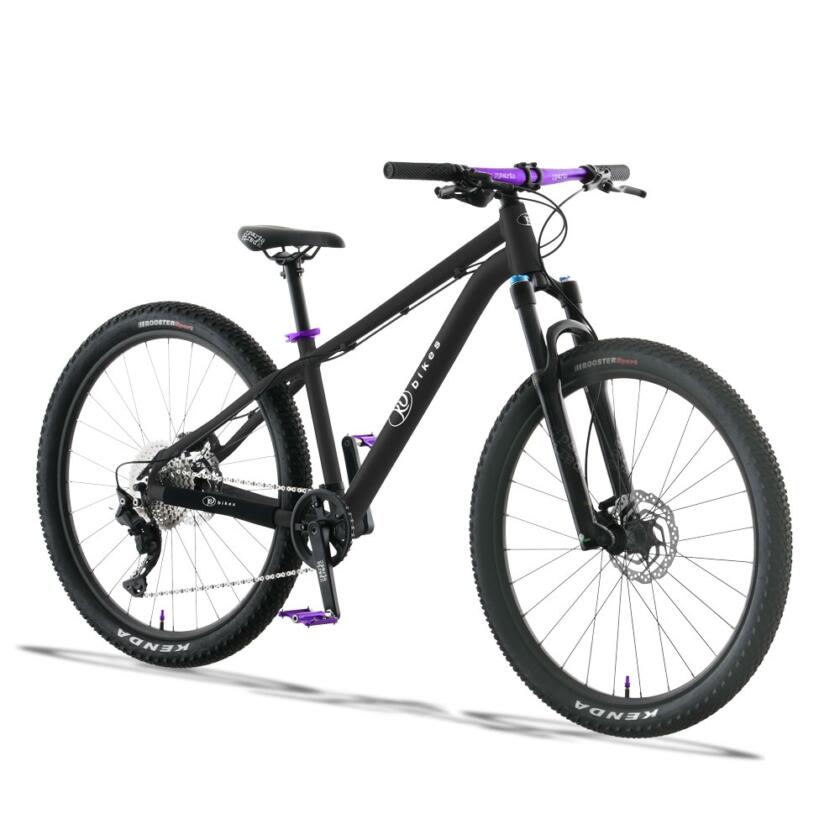 KUbikes 26" MTB Disc Schwarz / laser purple