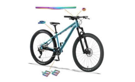 KUbikes 26" MTB Disc Türkis / laser rainbow