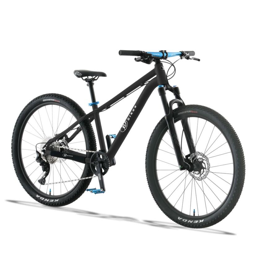 KUbikes 26" MTB Disc Schwarz / laser blau