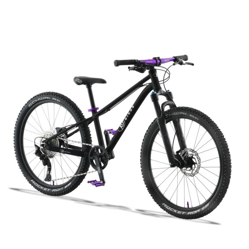 KUbikes KUbike 24 S MTB Disc / schwarz laser purple