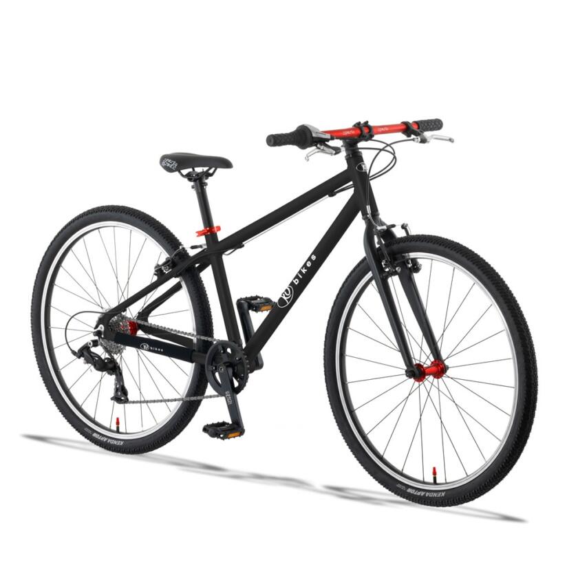 KUbikes 26" MTB / schwarz laser red