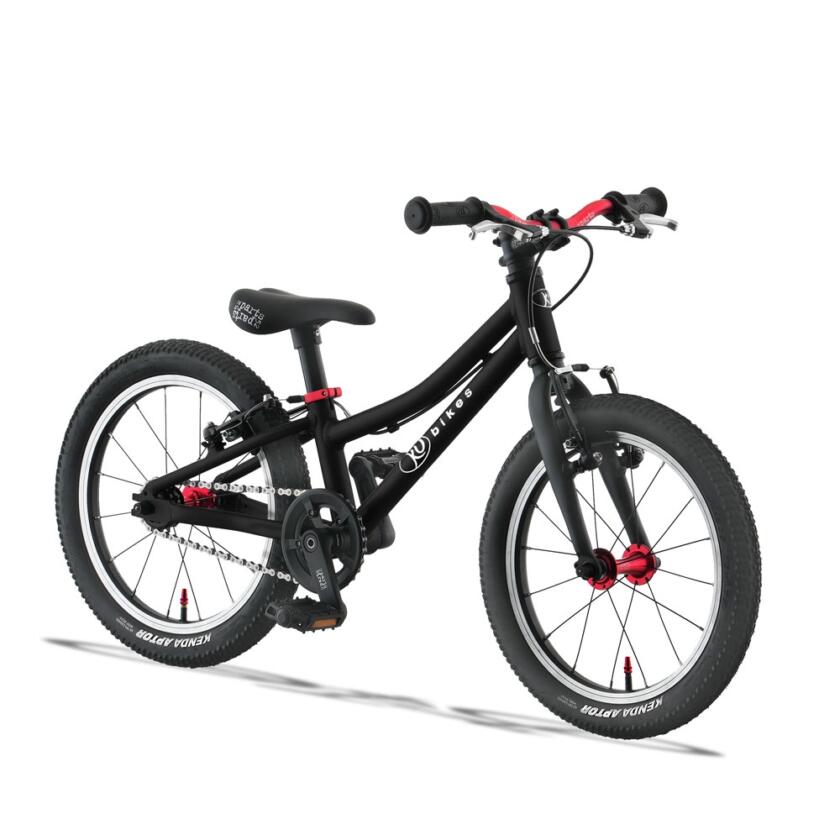 KUbikes 16" MTB S / schwarz laser red