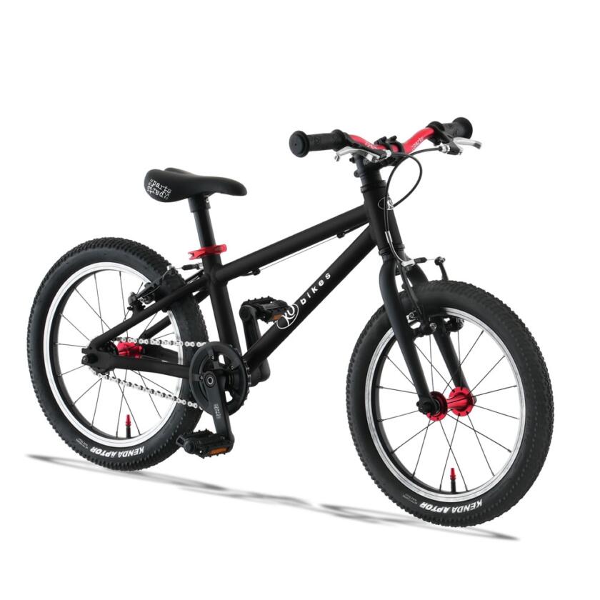 KUbikes 16" MTB L / schwarz laser red