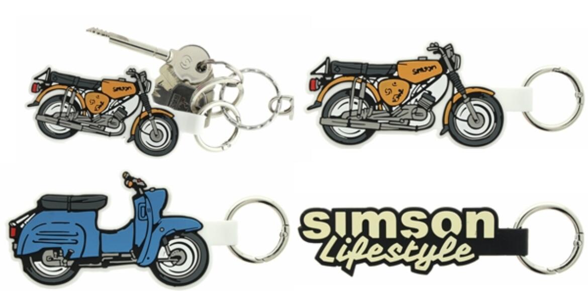 Simson Silikon Schlüsselanhänger