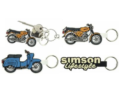 Simson Silikon Schlüsselanhänger