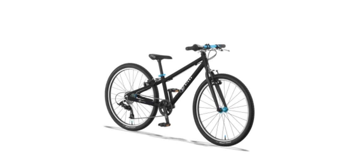 KUbikes 24 S MTB Schwarz/Laser blue