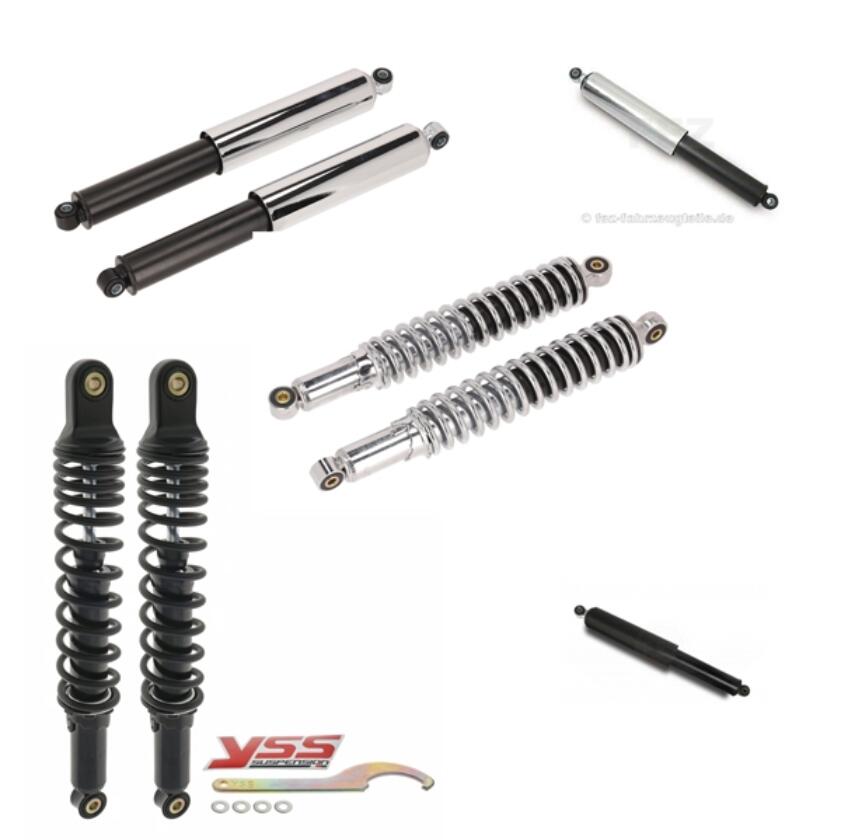 Simson Stoßdämpfer-Federbeine S50/51 + Vogelserie