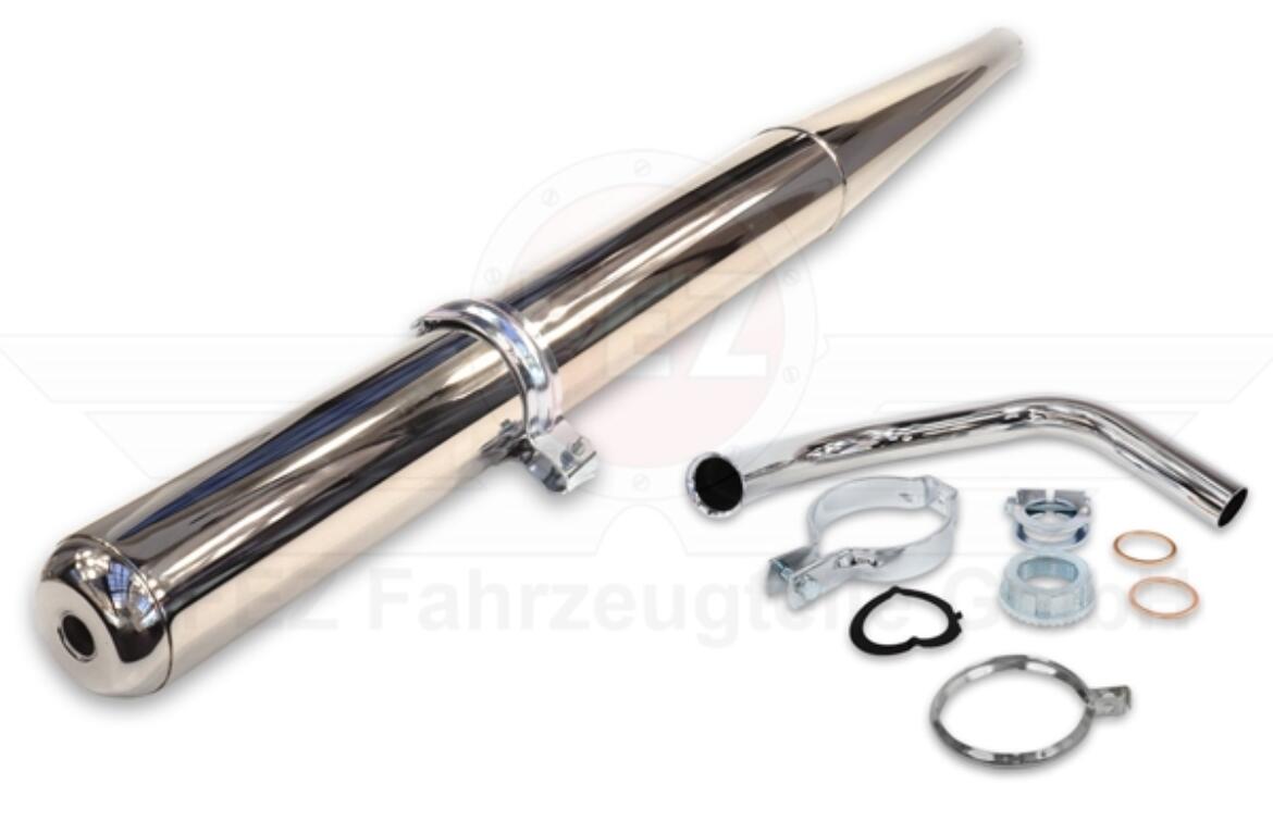 Simson Auspufftopf KR51/2 mit Krümmer