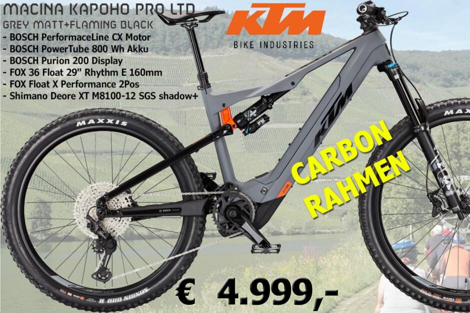 KTM&nbsp;MACINA KAPOHO PRO LTD