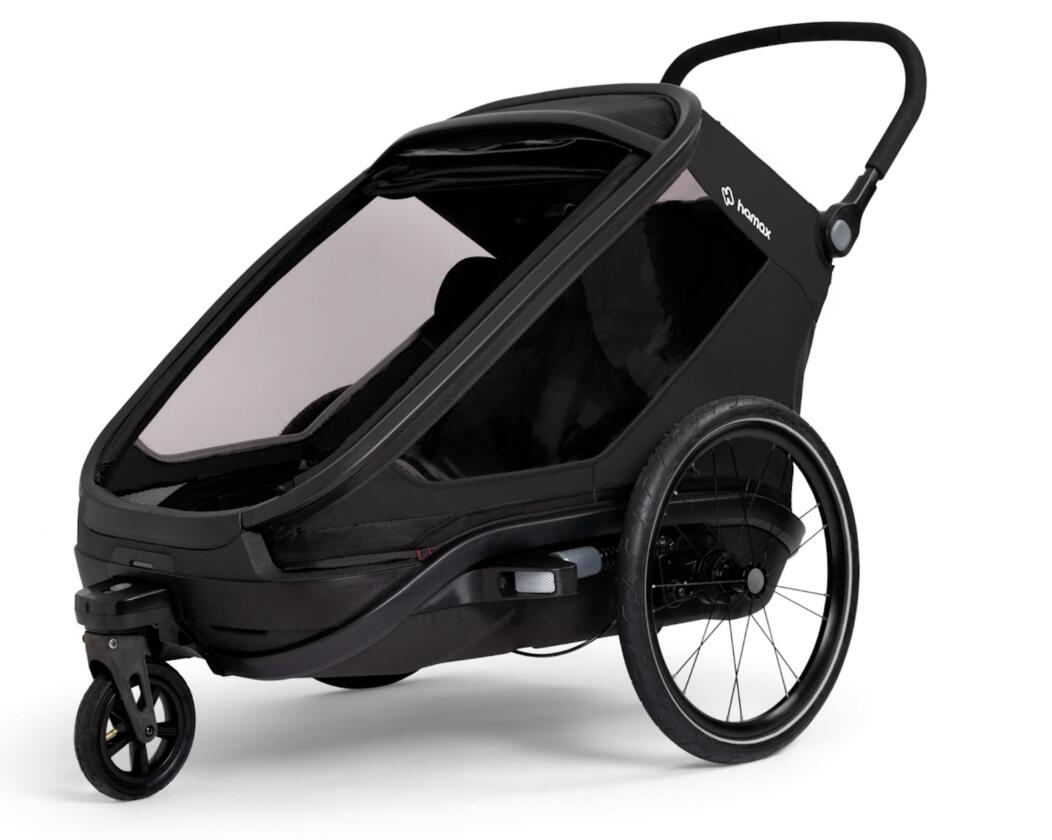 Hamax Hamax Outback Next 2-Sitzer black Kinderanhänger (2026) incl. Versand