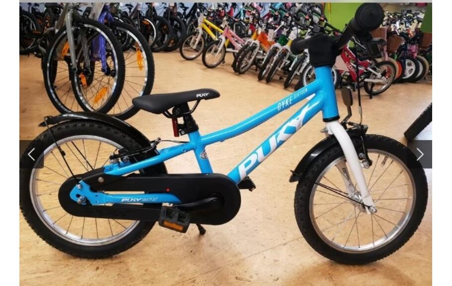 Puky Cyke 16 Zoll Kinder-MTB, hellblau