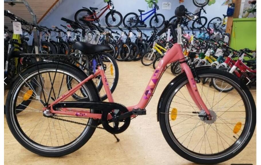 Noxon Noxon Mädchenrad 24 Zoll 3-Gang mit Rücktrittbremse