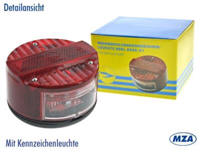 Simson Rücklicht, MZ mit 3 Schrauben + Kennzeichenbeleuchtung