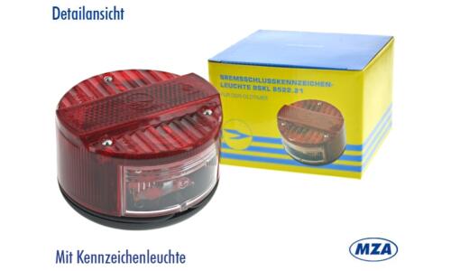 Simson Rücklicht, MZ mit 3 Schrauben + Kennzeichenbeleuchtung