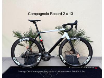 Colnago C68 Campagnolo Record 2x13s Carbon Laufradsatz