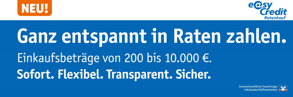 ratenkauf by easyCredit - 200EUR bis 10000EUR