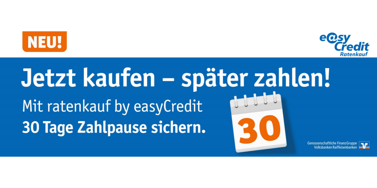 ratenkauf by easyCredit - 30 Tage Zahlpause