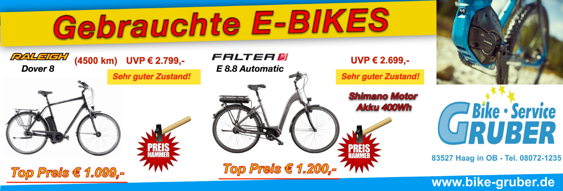 Gebrauchte E-Bikes