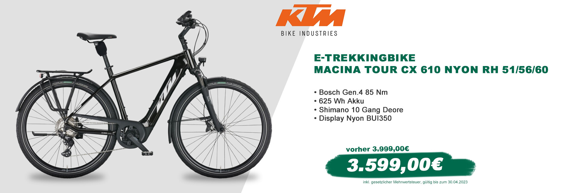KTM Macina Tour CX 610 Nyon RH 51/56/60