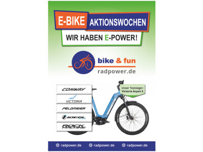 E-Bike Wochen im bike & fun radshop!