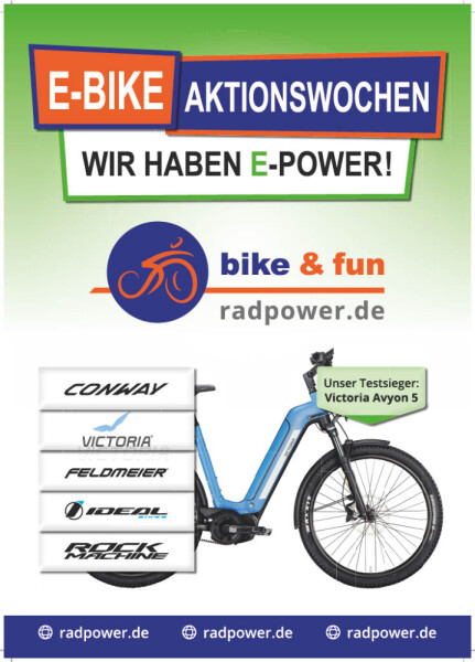 E-Bike Wochen im bike & fun radshop!
