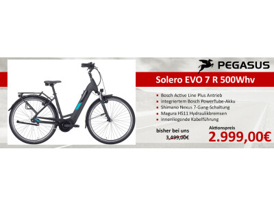 Pegasus Solero EVO 7 R 500Wh