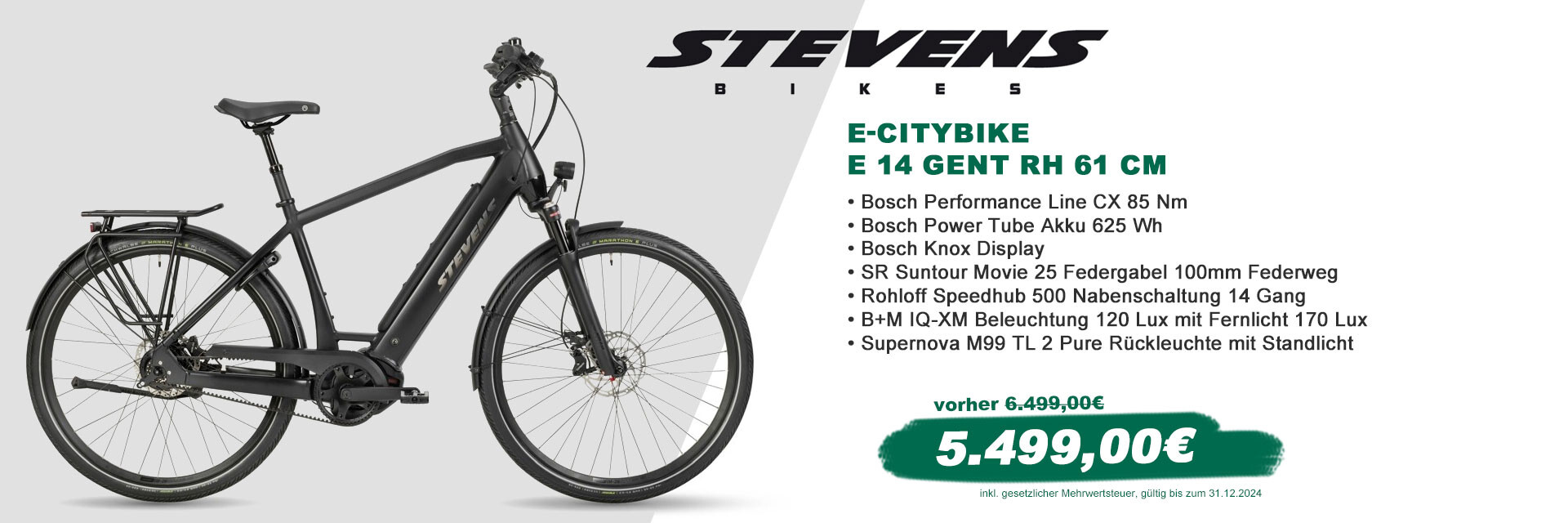 Stevens E 14 Gent RH 61 cm