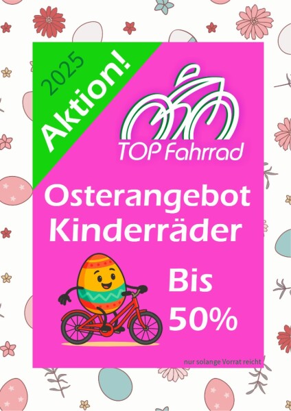 Osterangebot Kinderrad
