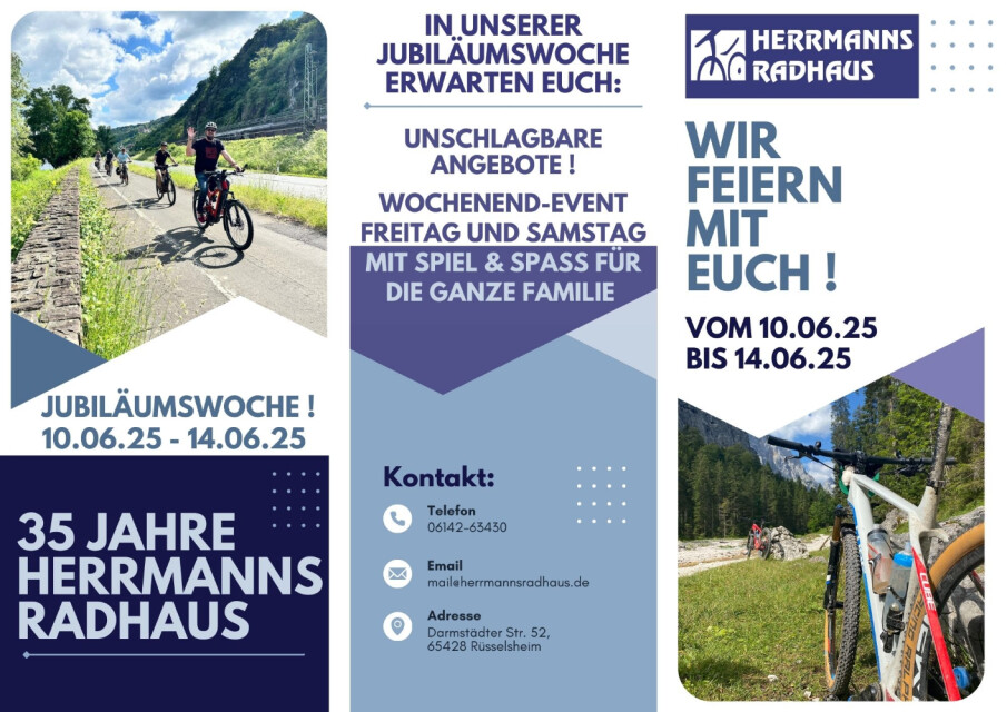 Jubiläum Flyer