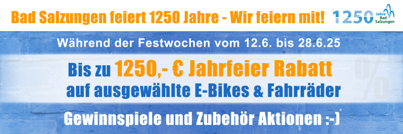 1250Jahrfeier Rabattaktion