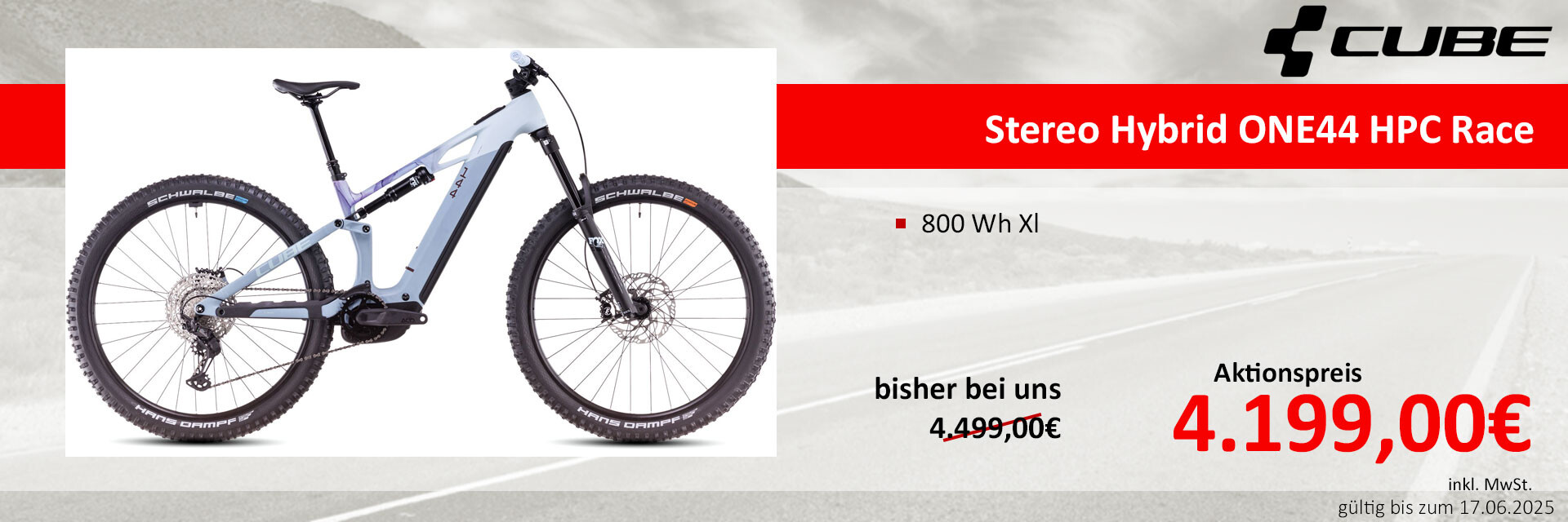 Cube Stereo Hybrid ONE44 HPC Race