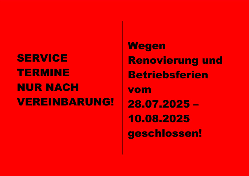 Betriebsferien 2025