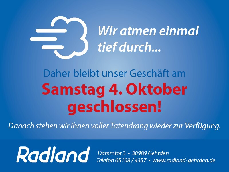4.10.25 geschlossen 