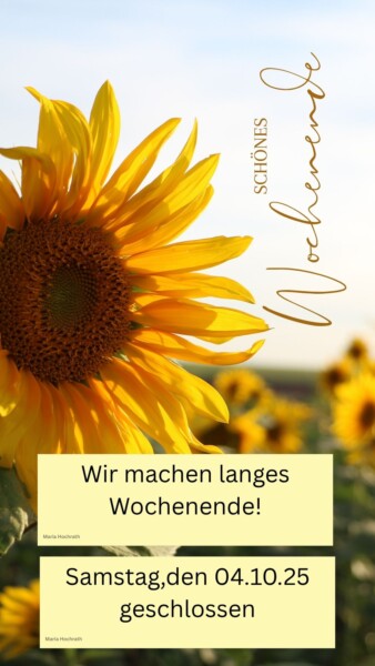 04.10. geschlossen