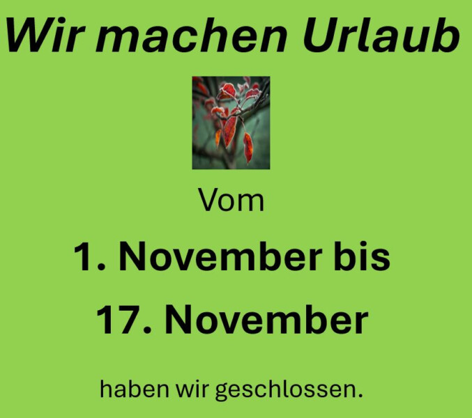 Herbstferien